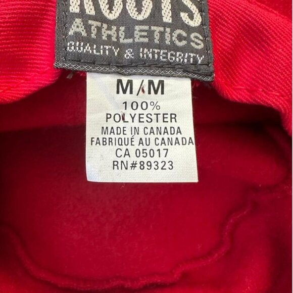 Classic Roots Athletics fleece bucket hat in bold red - Picture 5 of 5